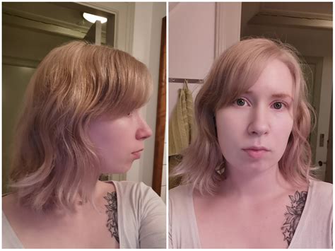 It's not damaging, just drying. Dyed with a permanent silver with purple tones, but my ...