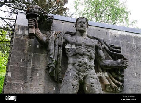 Nazi Statue Of Germanic Torchbearer Vogelsang Training College