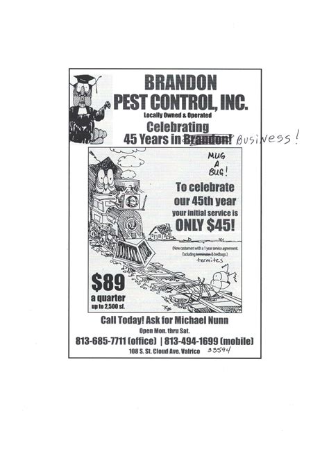 Strategic pest control of sw fl offers a plethora of pest control services of the highest quality to its customers. 001 - Brandon Pest Control Inc.