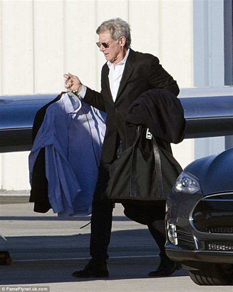 Harrison Ford Flies Himself Out Of Santa Monica On A Private Plane