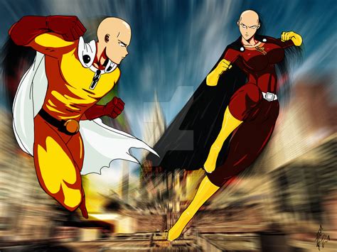 One Punch Man Vs One Kick Woman By Lazzydawg17 On Deviantart