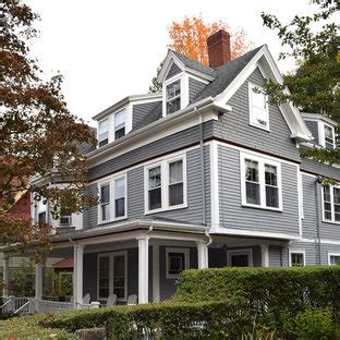 Exterior paint, water, resin type acrylic latex, color nantucket gray, flat finish, size 5 gal., voc content 45g/l, coverage 250 to 350 sq. Benjamin Moore Nantucket Gray Exterior Ideas & Photos | Houzz
