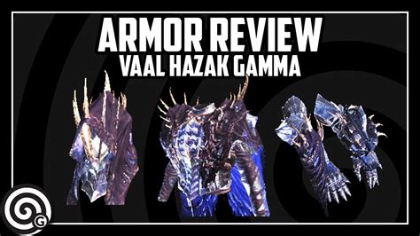 Armor Review Arch Tempered Vaal Hazak Gamma Set Monster Hunter World YouTube