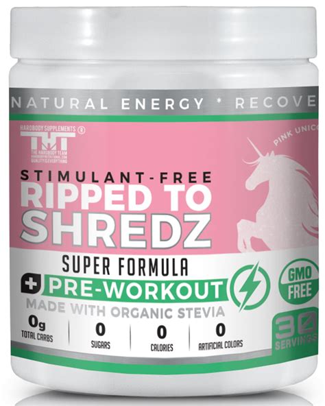 Ripped To Shredz Pre Workout Powder For Men And Women Quality Energy
