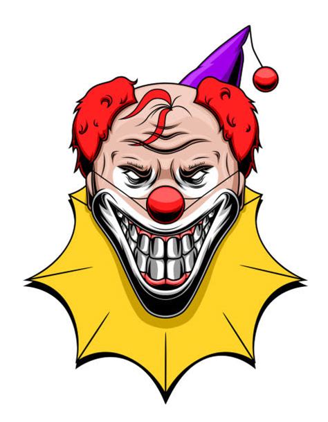 scary clown illustrations royalty free vector graphics and clip art istock