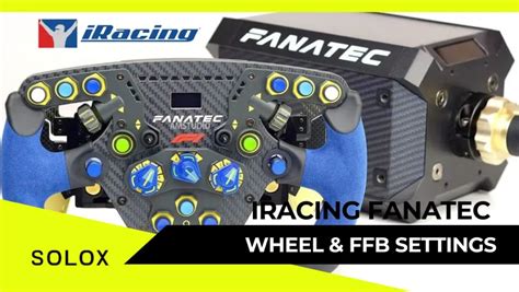 IRacing Fanatec Wheel FFB Settings Podium DD2 CSL DD