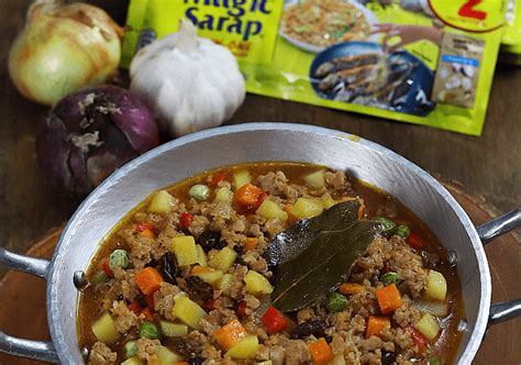 It commonly includes shrimp and yardlong beans and either bagoong (fermented fish or shrimp) or patis (fish sauce). Pork Archives | The Peach Kitchen