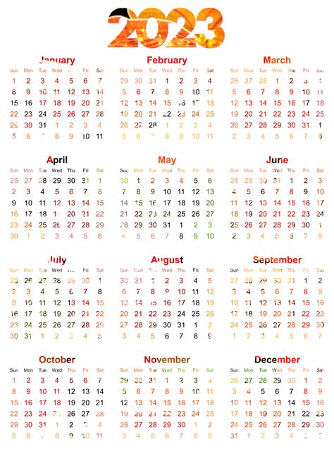 Calendar 2023 Png Transparent Images Pictures Photos Png Arts