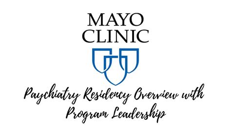 Psychiatry Residency Overview W Program Leadership Youtube