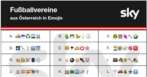 👍 neue emoticons werden jede woche hinzugefügt! Lösungen zum Rätsel "Österreichische Fussballvereine als ...
