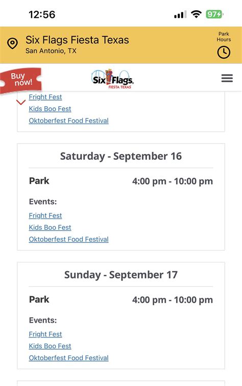 Why is Fiesta’s Hours Reduced Sept. 16th and 17th? : r/sixflags