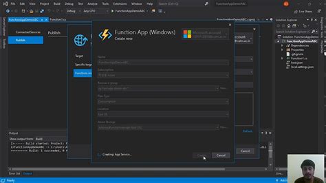 How To Deploy Azure Function From Visual Studio Reverasite
