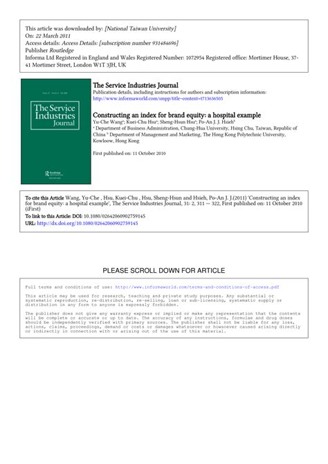 Company examples with positive and negative brand equity. (PDF) Constructing an index for brand equity: A hospital ...