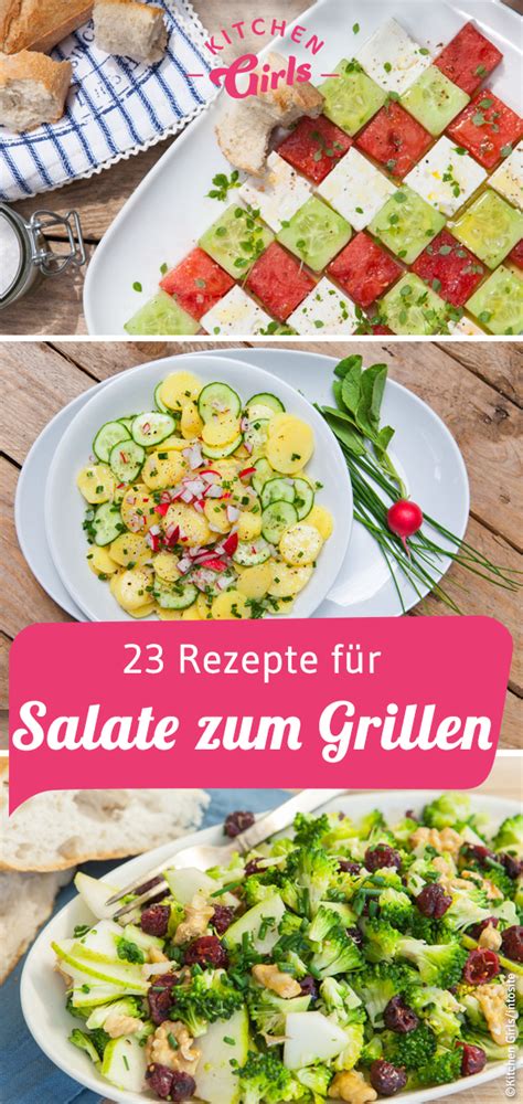 Wir haben die besten rezeptideen für den vegetarischen alleskönner auf dem grillrost. Einfache Salatrezepte zum Grillen: https://kitchengirls.de ...