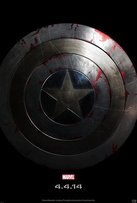 Captain America The Winter Soldier Shield Movie Poster Honey Lime