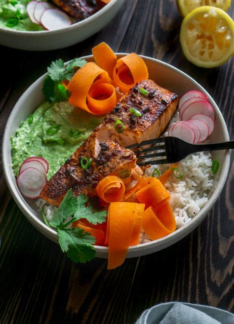 That's just one of the claims of air fryer manufacturers. Healthy Air Fryer Blackened Salmon Rice Bowls - JZ Eats