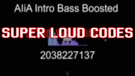 What is the loudest roblox id
