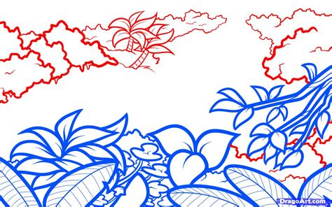 Tropical rainforest animals coloring pages how to draw an anteater. Rainforest Drawing Easy at GetDrawings | Free download