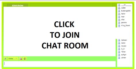 Allotalk is one of the most popular chat room websites where you can have live chat with strangers in multiple chatrooms and discussion groups.you can enter. FREE Rawalpindi Chat Rooms Without Registration. GUPSHUP ...