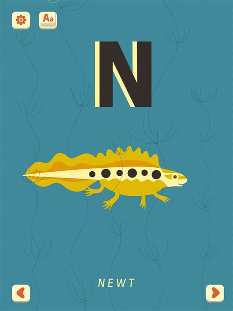 There are 21 consonant letters in the alphabet: N - Newt. Mini-U: Zoo Alphabet, PopAppFactory, updated ...