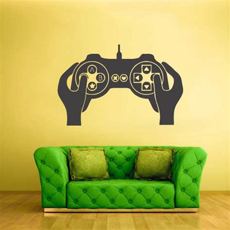 Video Game Controller Sticker Play Decal Gaming Posters Gamer Vinyl