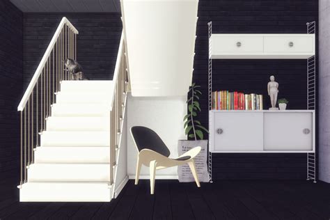 Ezmachinima Stairs Ts4 By Simsday Simsday