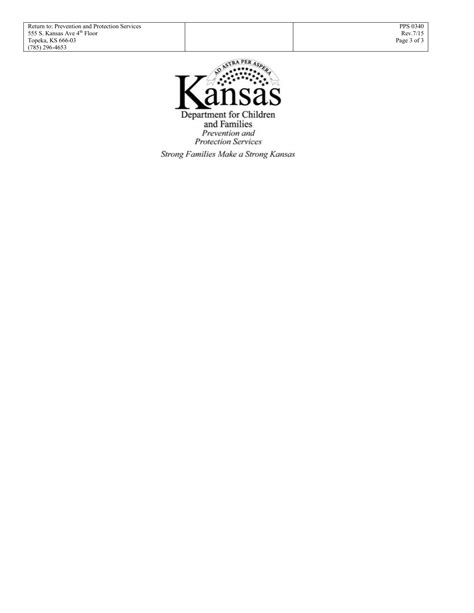 Form Pps0340 Fill Out Sign Online And Download Printable Pdf Kansas