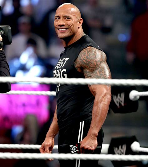 The Rock Smiling Wwe Superstars Wwe Pictures