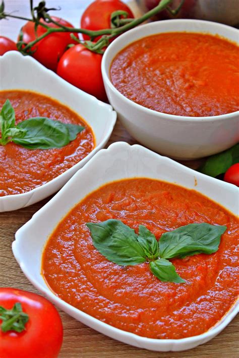 Easy Tomato Basil Soup From Scratch With Fresh Roasted Tomatoes