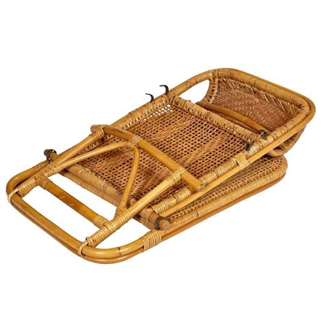 Vintage folding wicker chair with metal frame. Rattan and Wicker Folding Beach Chairs, Pair at 1stdibs