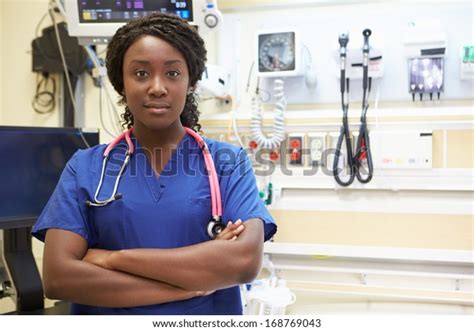 Portrait Female Nurse Emergency Room Stock Photo 168769043 Shutterstock