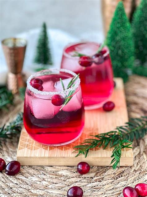Cranberry Gin Tonic Cocktail Cookingqueens