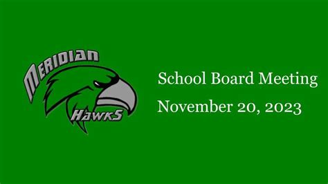 Board Meeting Recap Meridian Community Unit School District 15