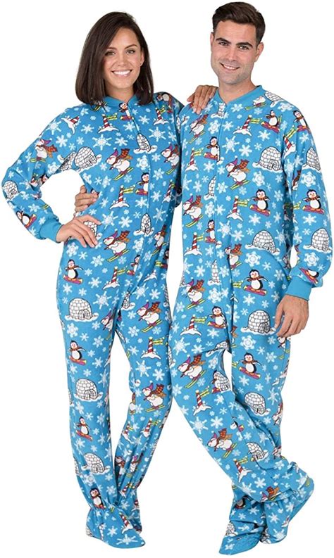 Footed Pajamas Unisex Adult Amazonca Clothing And Accessories
