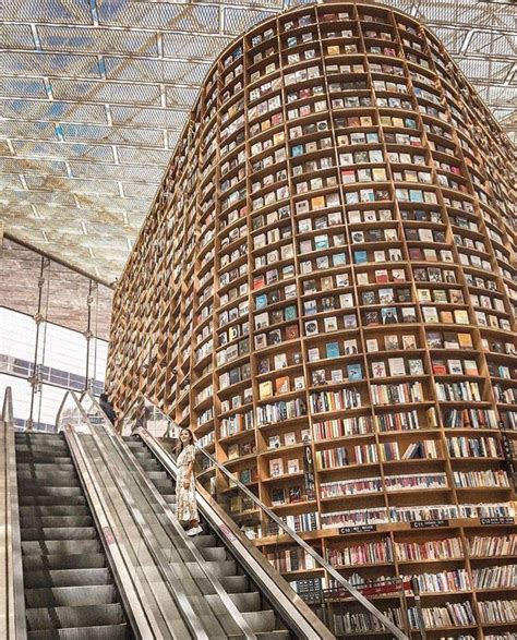 But in this case, fakes would simplify making the display safe. Starfield Library, Seoul | Beautiful library, Dream ...