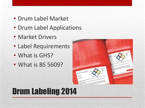 Drum Labeling Osha Compliance