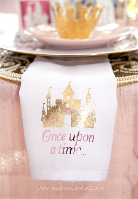 Disney Princess Baby Shower With The Cricut Maker Frog Prince Paperie