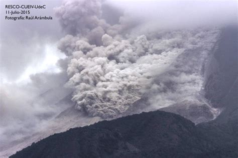 Efeméride Erupción Del Volcán Fuego De Colima Centro Nacional De
