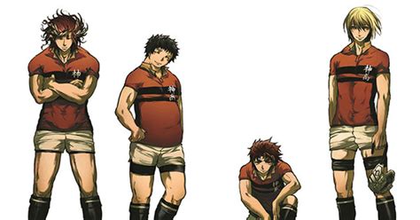 All Out Rugby Animes Main Cast Revealed News Anime News Network