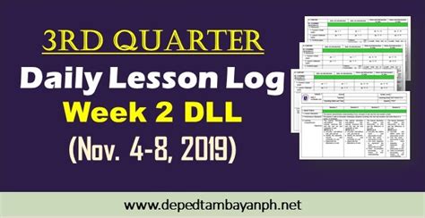Week 9 3rd Quarter Daily Lesson Log Dr Deped Resources Riset