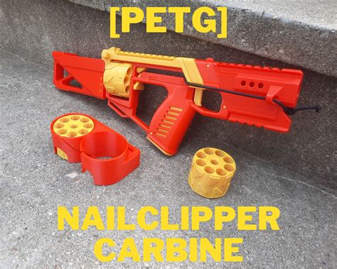 Nailclipper Carbine Stringer Nerf Blaster Petg Etsy