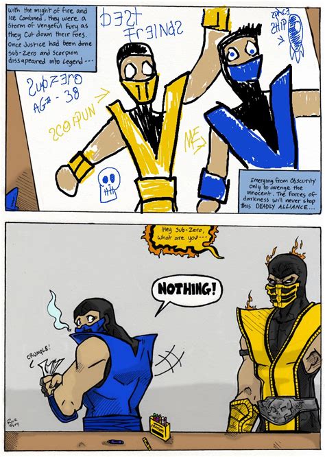 The mortal kombat comic books series included the official mortal kombat comics by midway and a licensed adaptation series by malibu comics. Mortal Kombat: Friendship by TheMonkeyYOUWant on ...