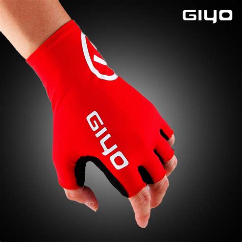 Giyo Bicycle Half Finger Cycling Gloves Short Finger Gel Sports Bike Competition Gloves Mountain