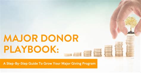 how to find more major donors to increase the impact of your cause dataro
