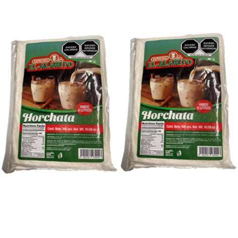 Horchata De Arroz En Polvo Rice Drink Powder 300 Gr1058oz El Alamito
