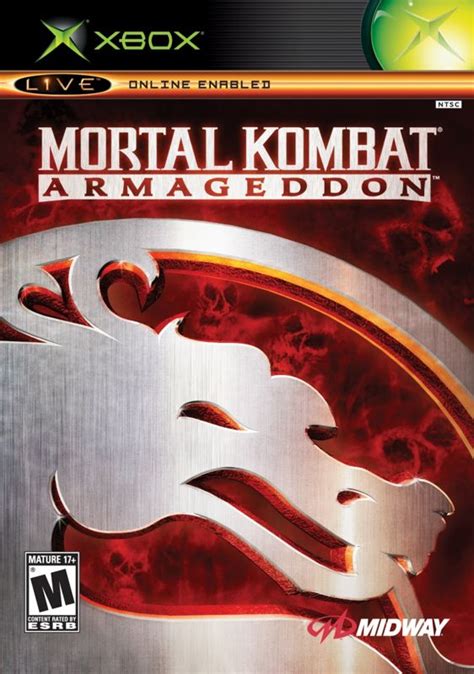 Mortal Kombat Armageddon 2006 Xbox Box Cover Art Mobygames