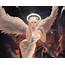 Photos Blonde Girl Wings Fantasy Young Woman Angel Disaster