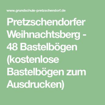 Bastelbogenserie das alte pretzschendorf grundschule pretzschendorf. Pretzschendorfer Weihnachtsberg - 48 Bastelbögen ...