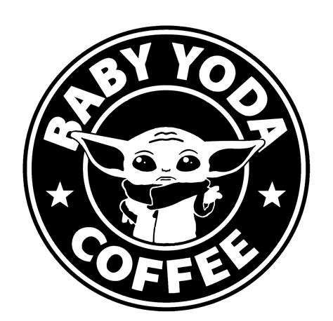 Star Wars Baby Yoda Coffee Die Cut Vinyl Decal On Storenvy
