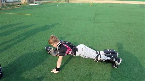 Catchers Block Outside Pitch Drill Youtube